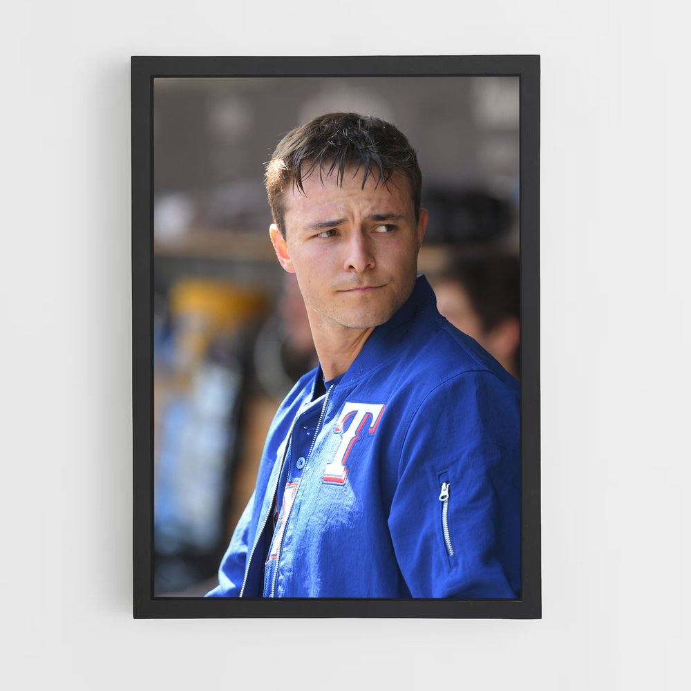 Poster Regard Bleu – affiche Baseball (vue 2)